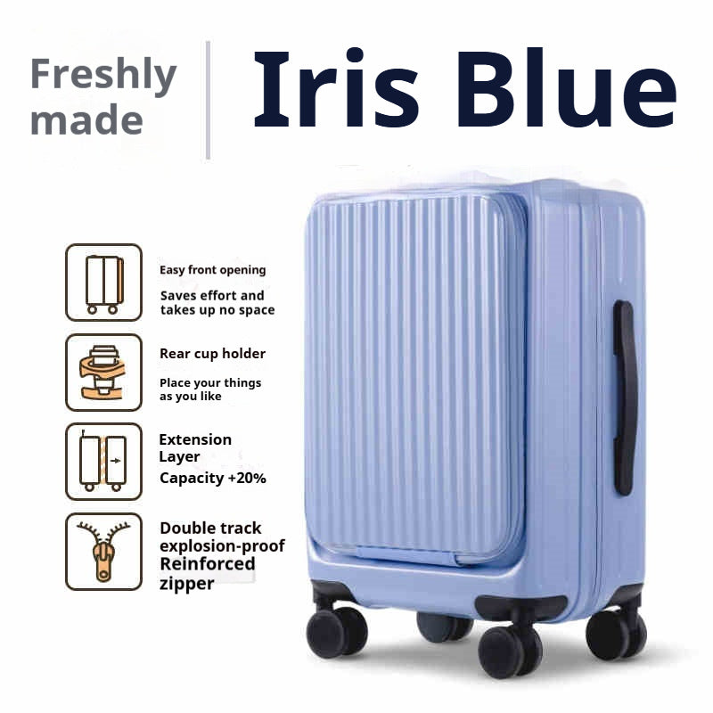 Expandable Multi Lever 20-Inch Suitcase