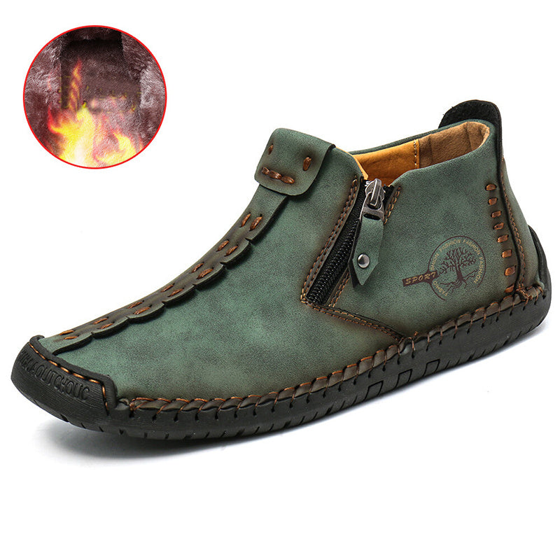 Men’s Zipper Ankle Hiking Boots