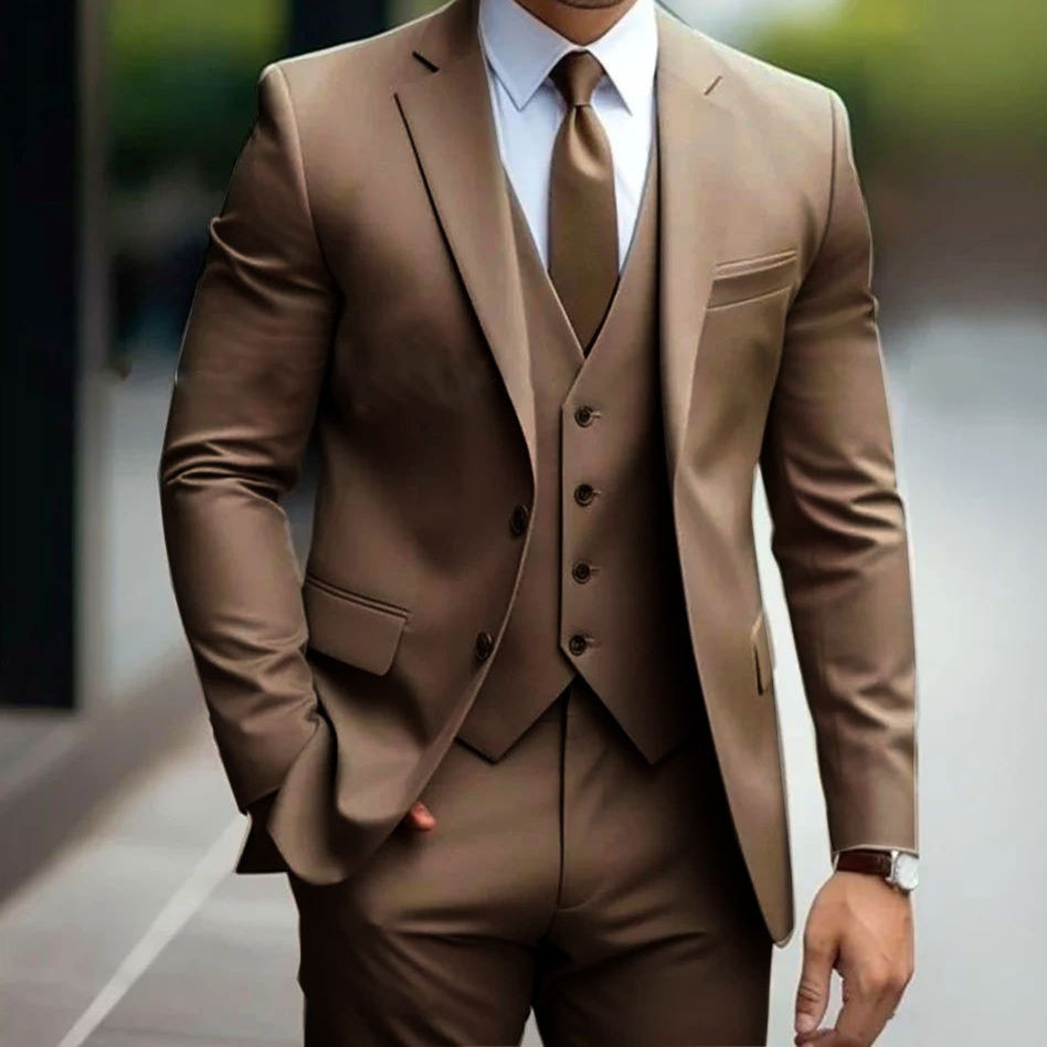 Men’s Wedding Business Three-piece Suit