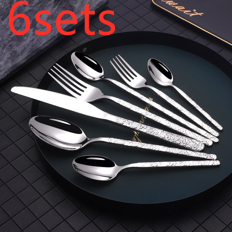 Royal Textured Steak Cutlery Set