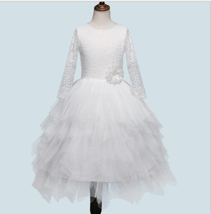 Autumn Lace Princess Dress Girls