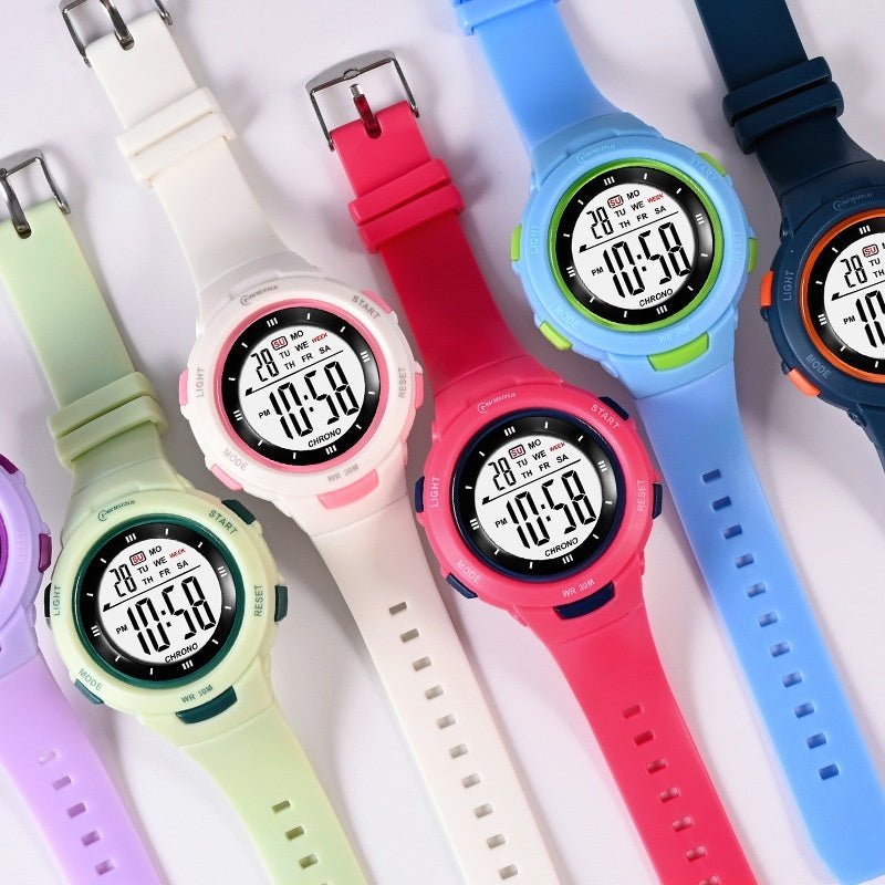 Fashion Luminous Waterproof PU Strap Watch