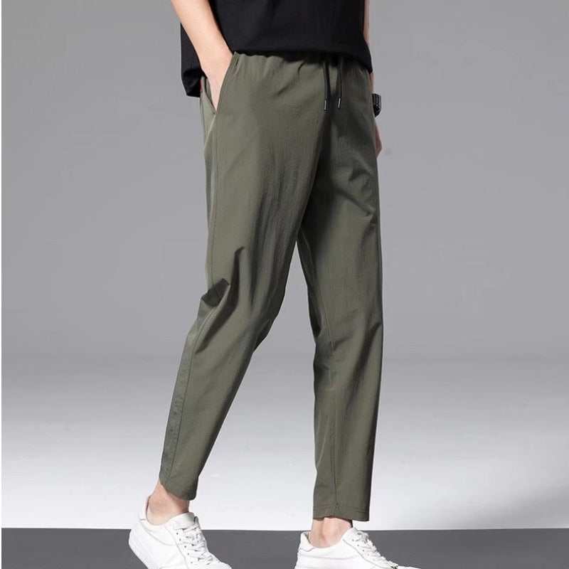 Men's Ice Silk Loose Sweatpants
