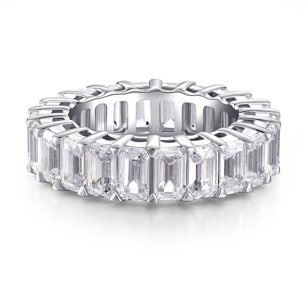 S925 Silver Diamond Ring