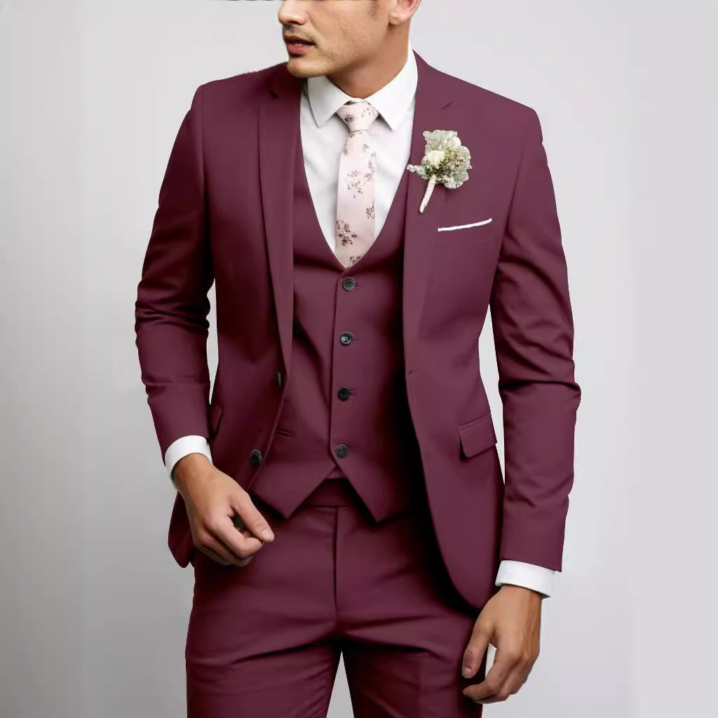 Men's Two-Button Versatile Suit Set