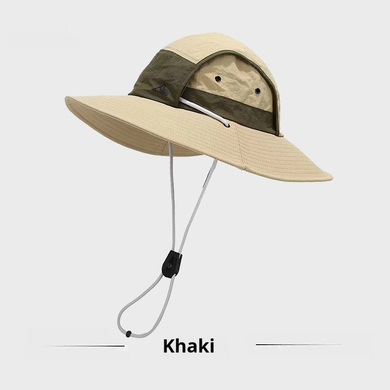 Men's Color Matching Outdoor Sun Protection Cap
