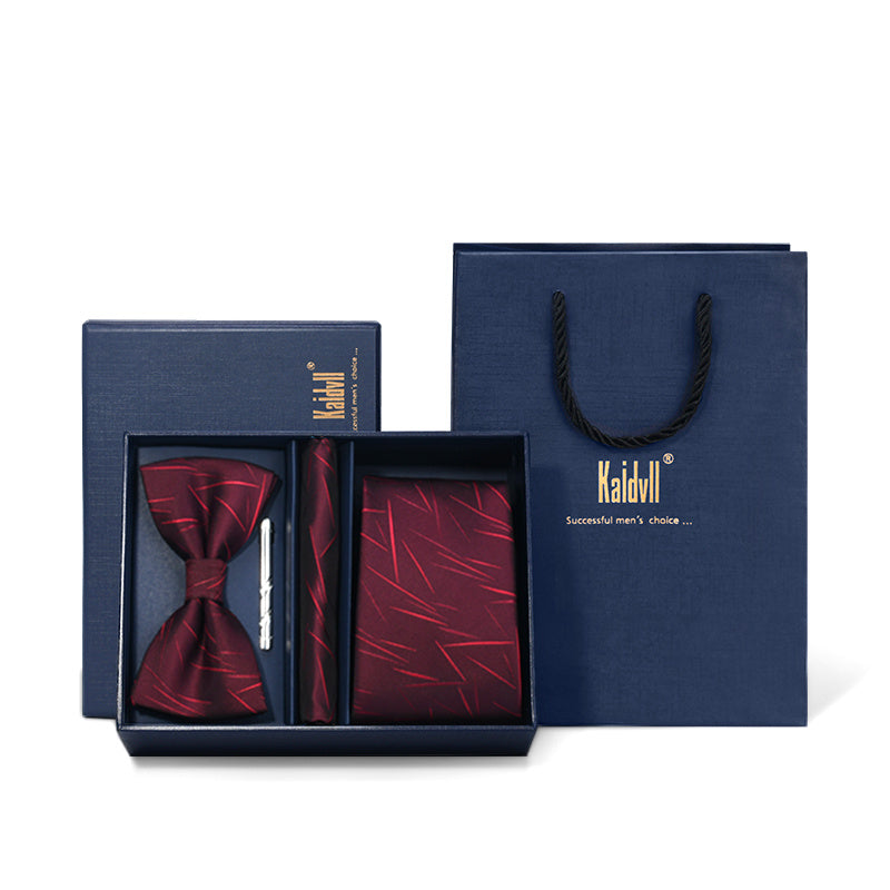 Embroidered Tie Formal Suit Set