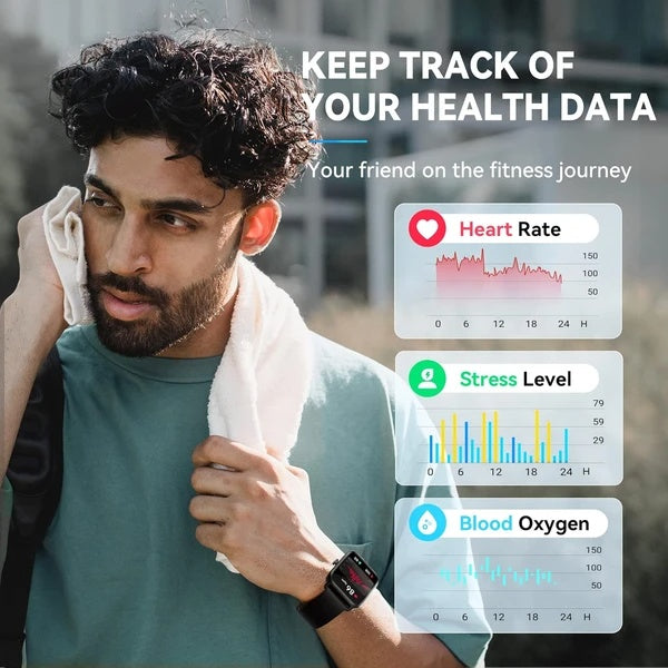 Smartwatch Men, Alexa, Fitness, Waterproof, Multi-sport
