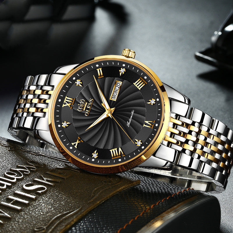 Automatic Mechanical Luminous Diamond Watch