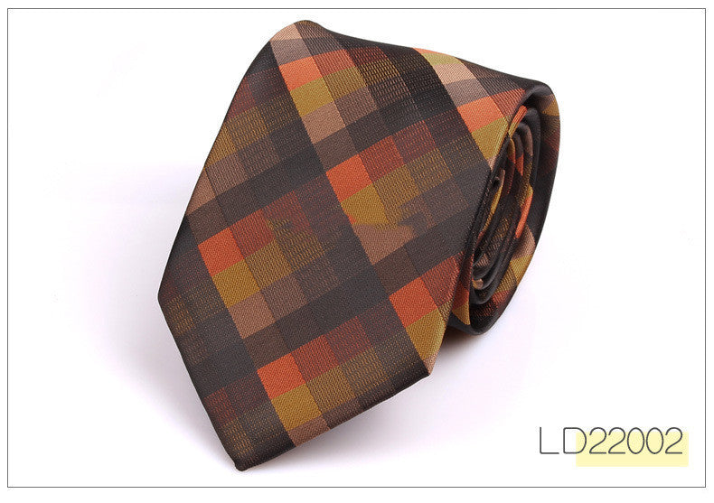 Plaid Ultra-Narrow 7cm Tie Men's Accessories