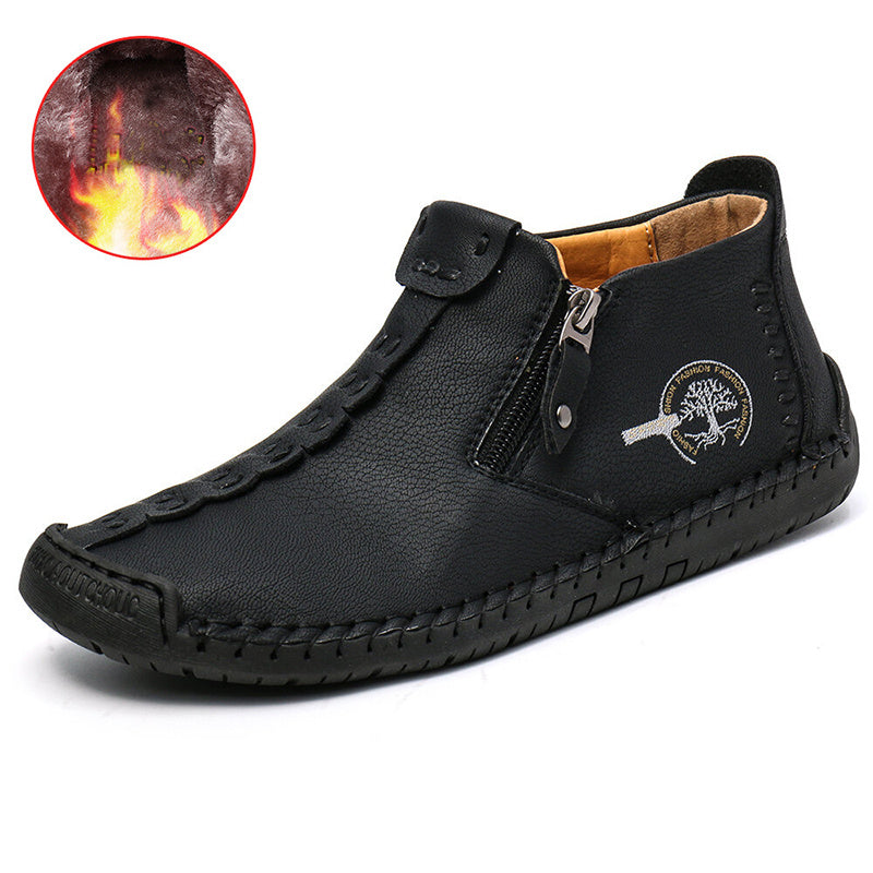Men’s Zipper Ankle Hiking Boots