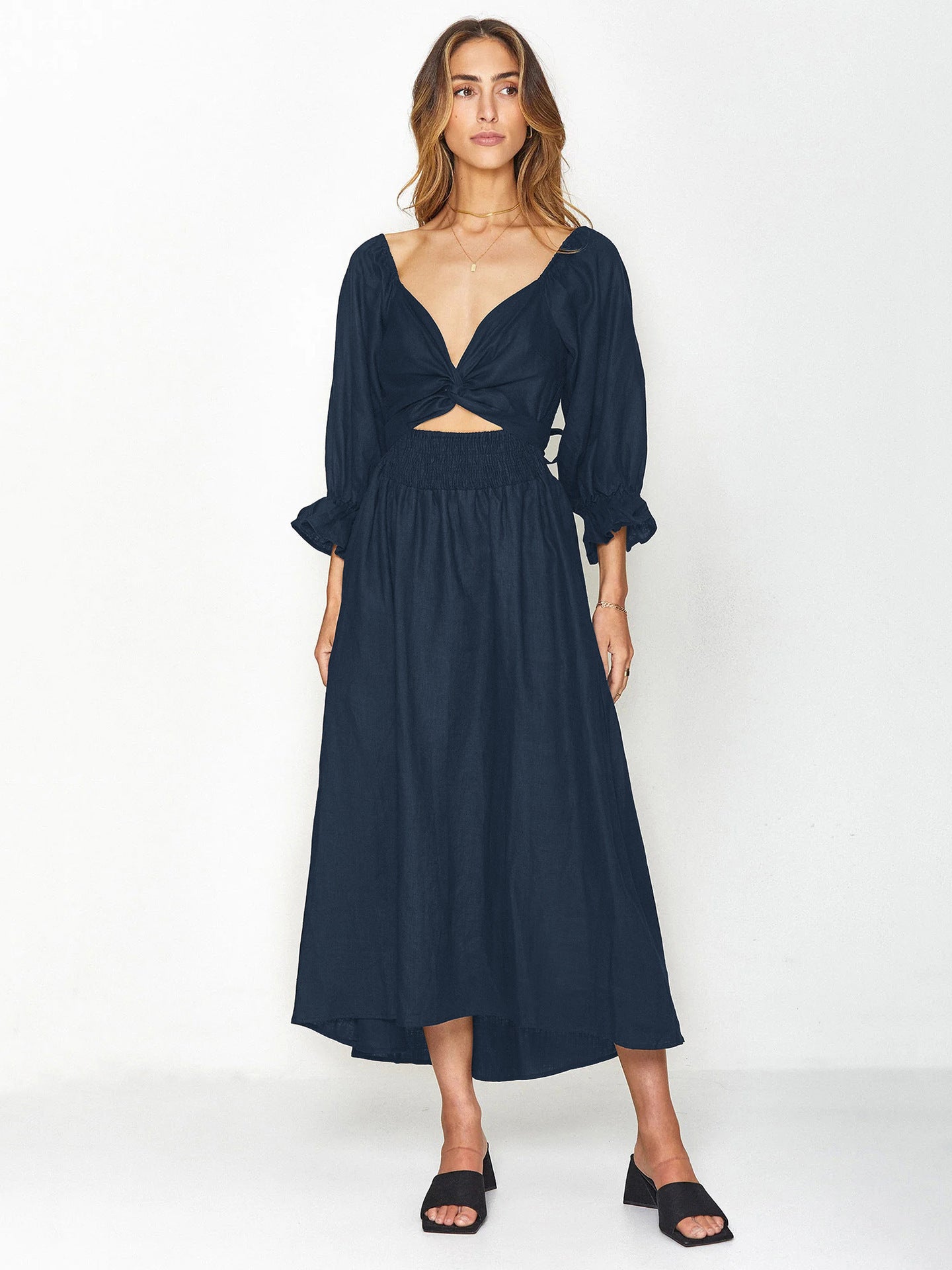 Premium Ruffle Cord Dress