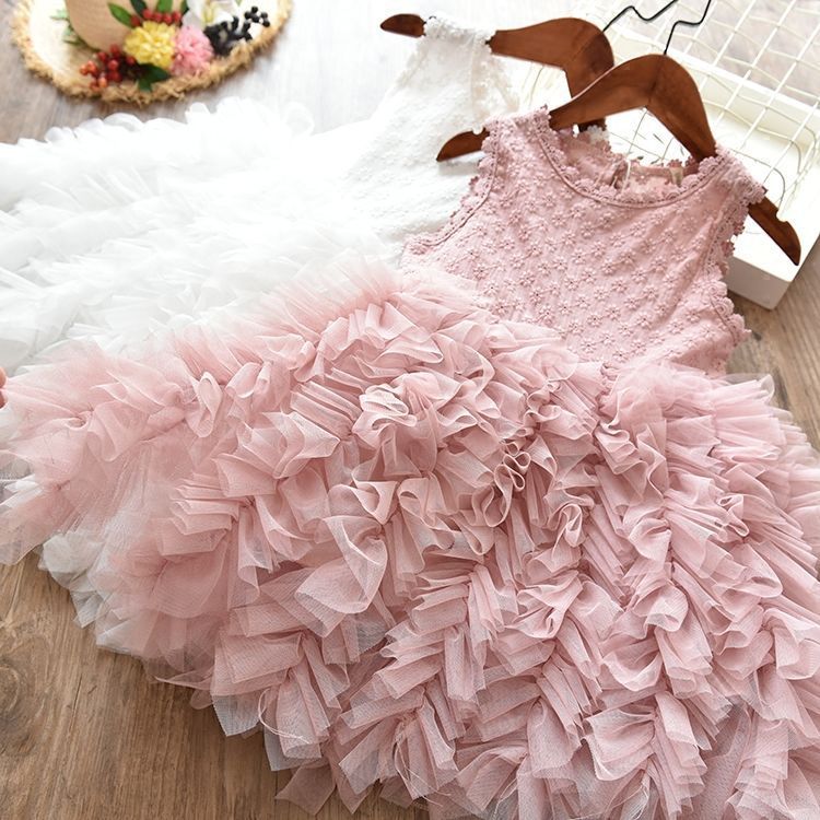 Autumn Lace Princess Dress Girls