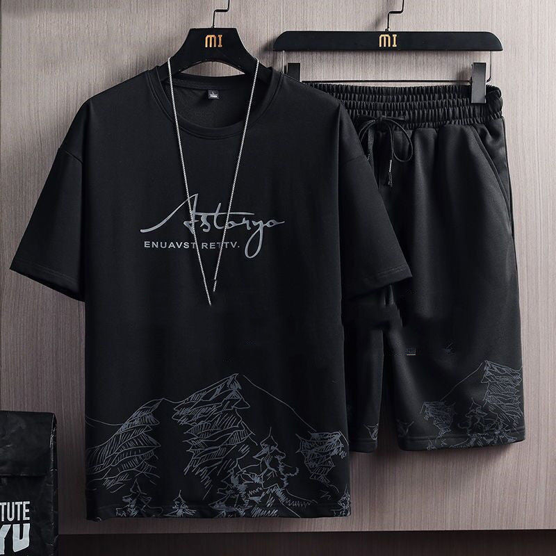 Men's Thin Ice Silk Suit