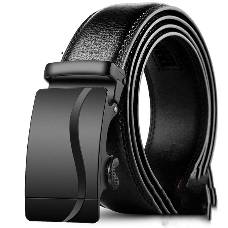 Men's Cowhide Leather Automatic Belt