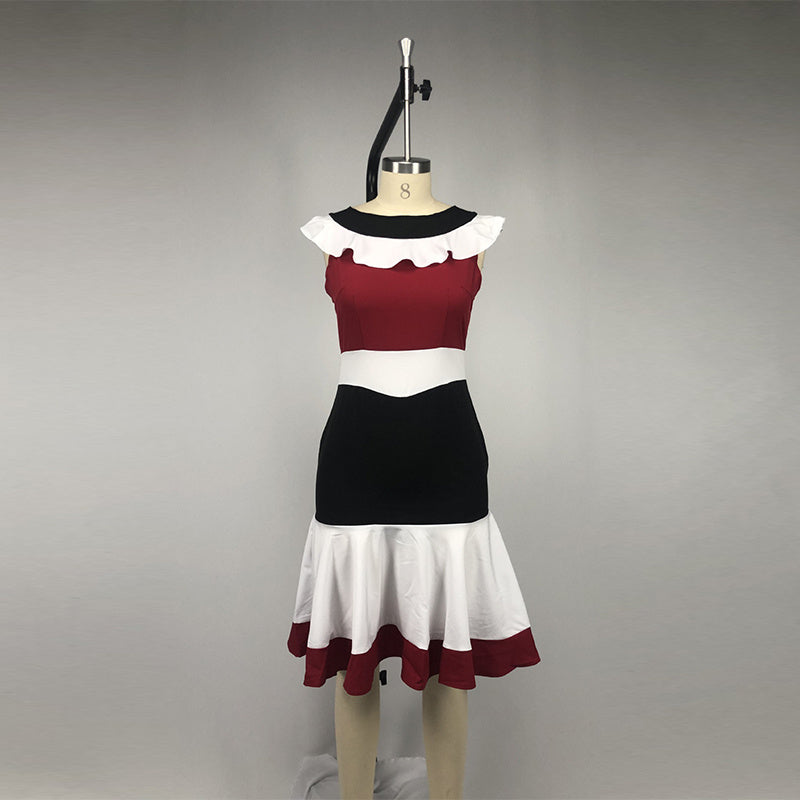 Chic Sleeveless Ruffled Dress