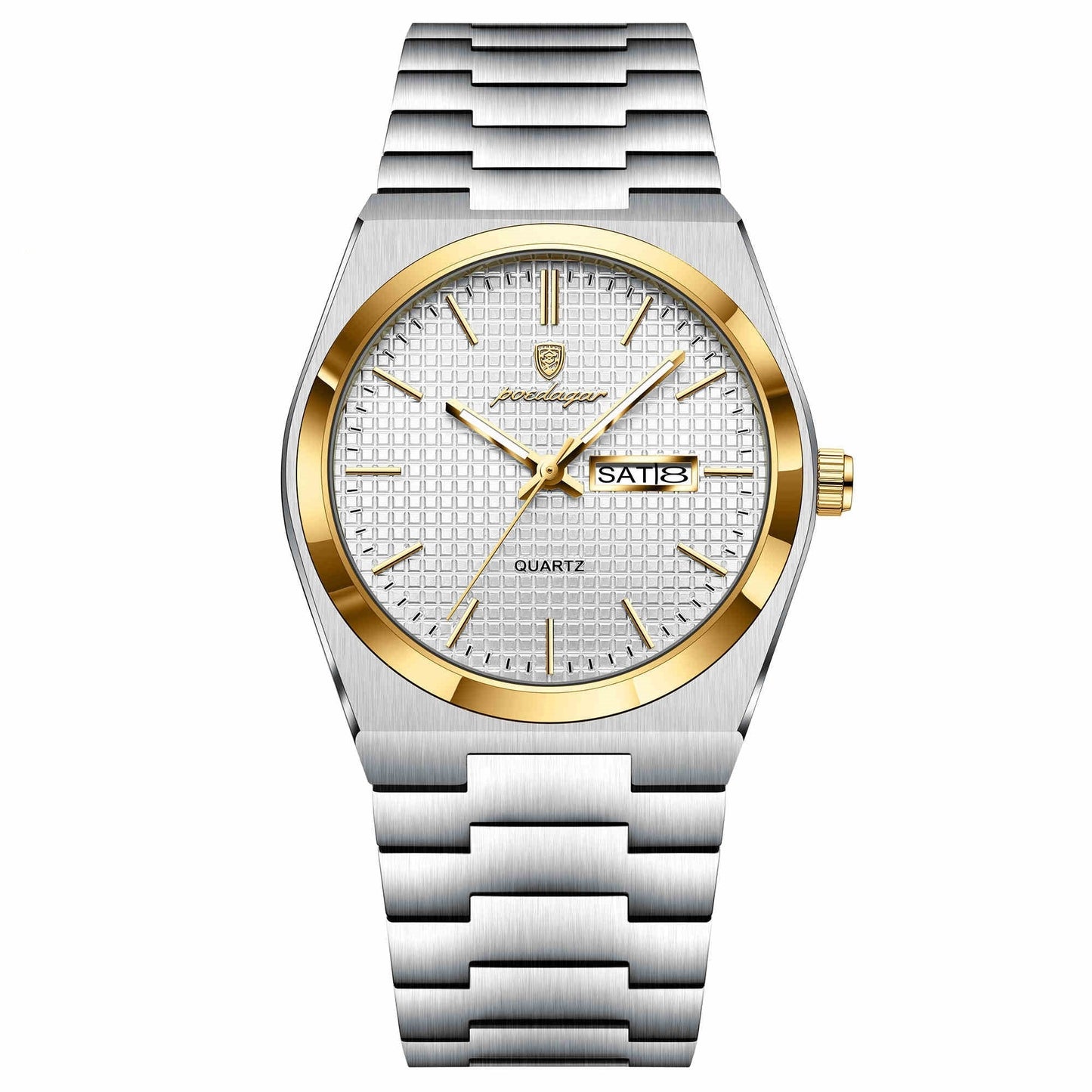 Fashion Waterproof Calendar Glow Watch
