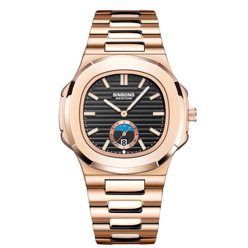 Retro Steel Belt Quartz Watch Waterproof