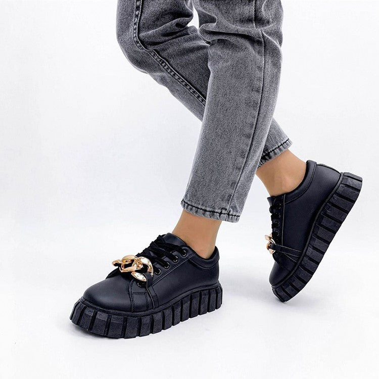 Women's Classic Vintage Leather Shoes