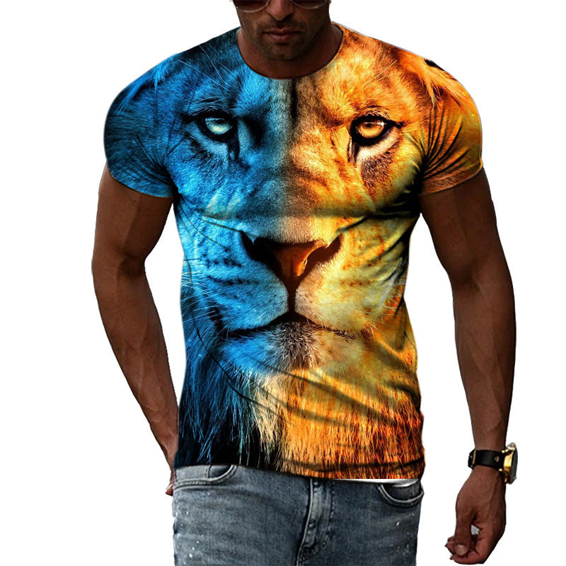 Men's Mesh Cartoon Anime T-shirt