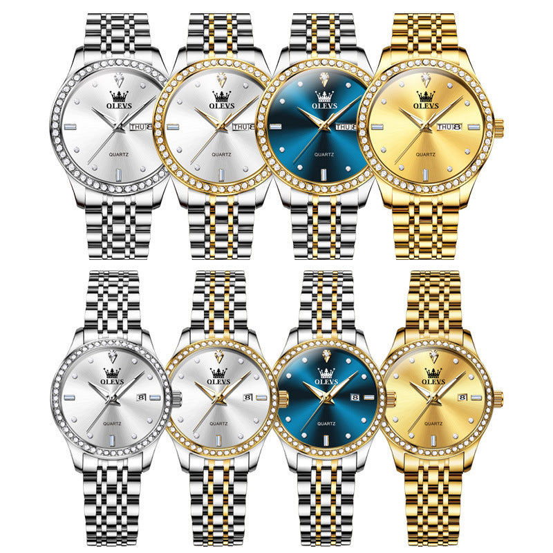New Diamond Waterproof Trendy OLEVS Watch