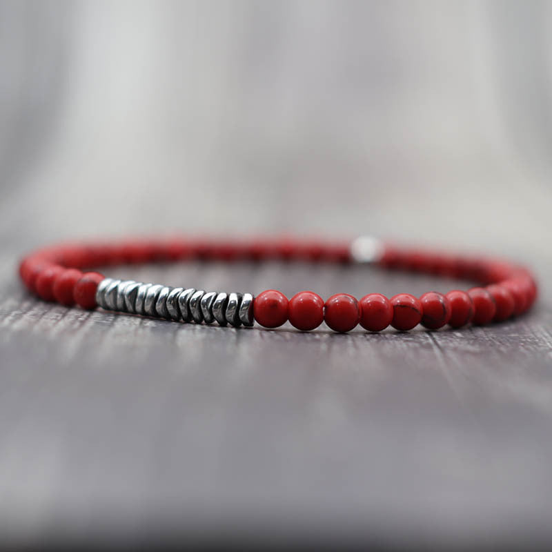 S925 Silver Natural Stone Bracelet