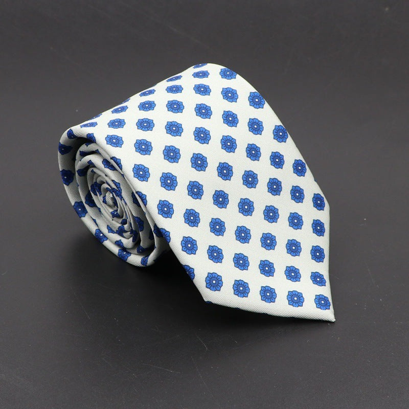 Super Soft Bohemian Silk Tie Men’s Fashion 75mm Necktie