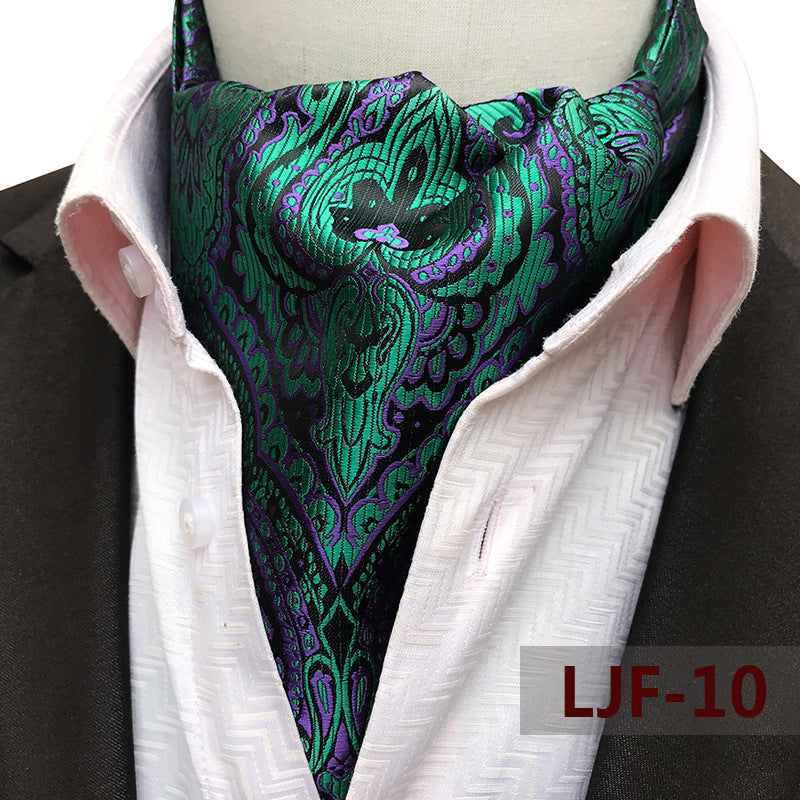 Men's Jacquard Polyester British Scarf
