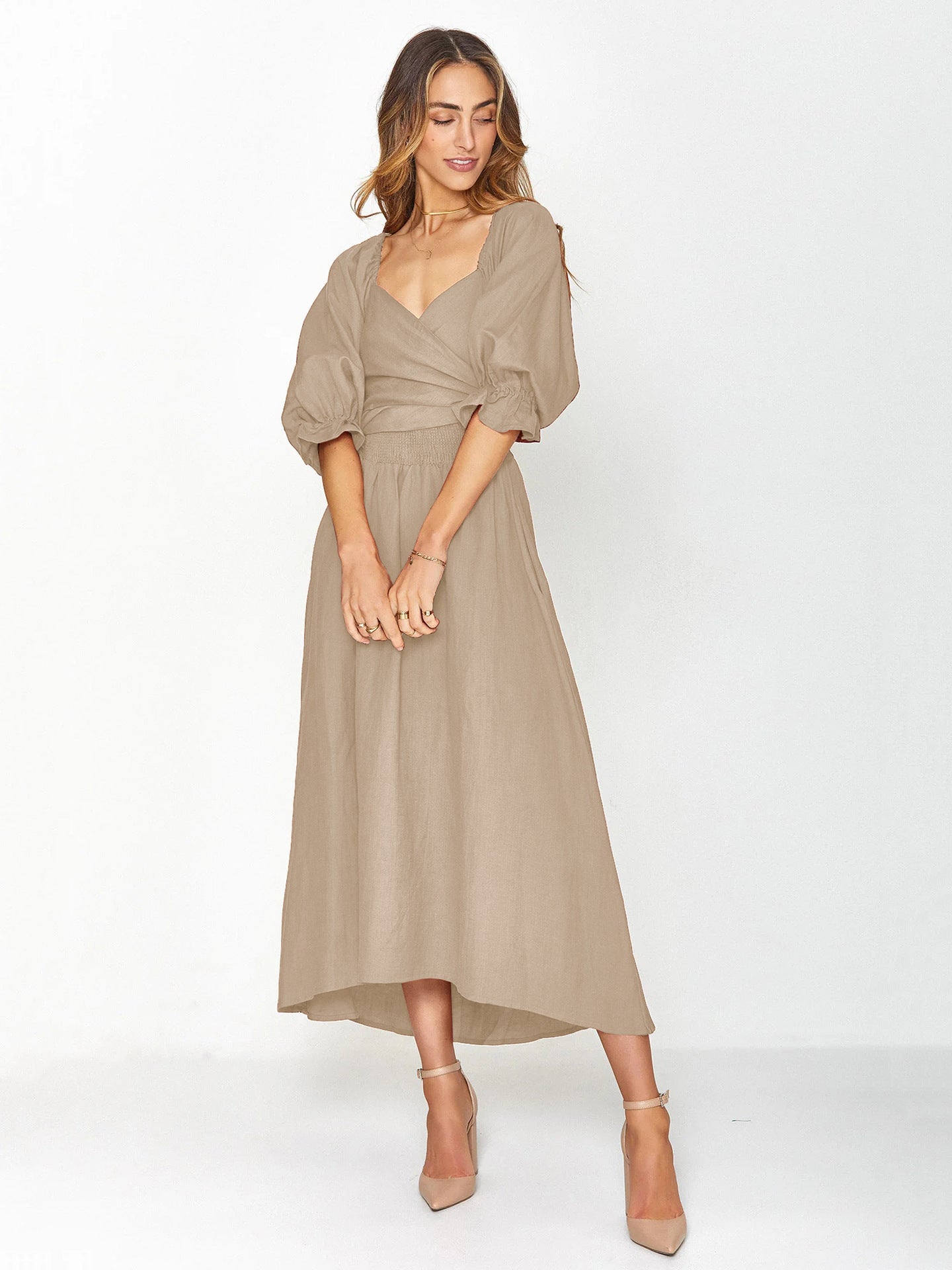 Premium Ruffle Cord Dress