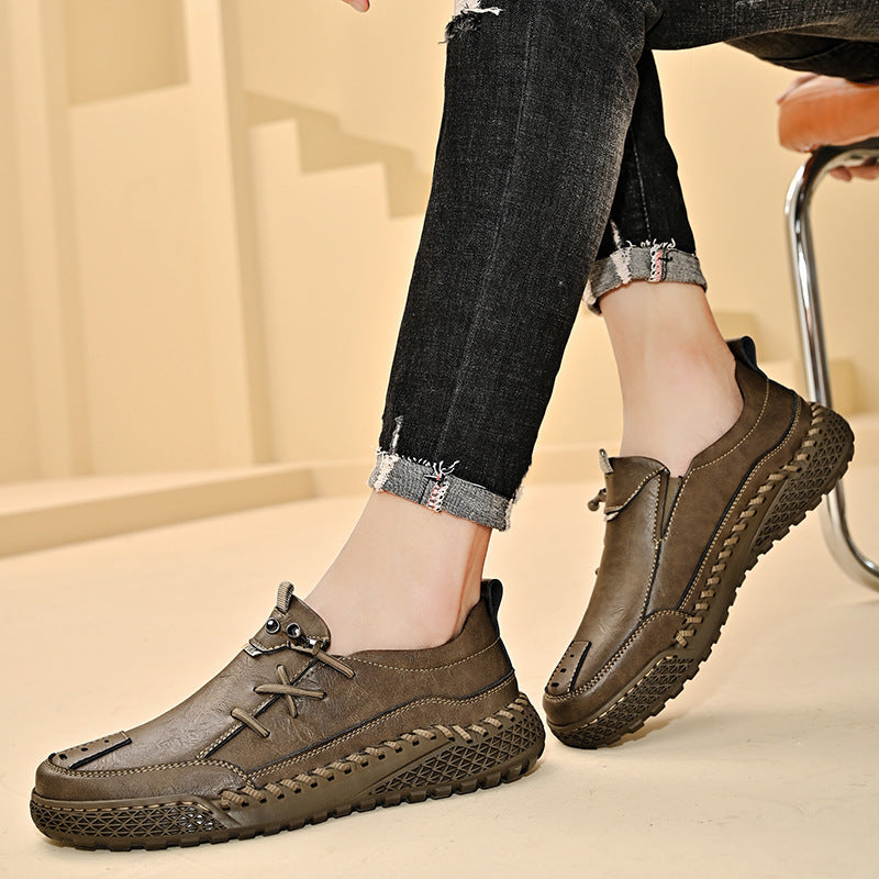 Casual Autumn Handmade Leather Shoes