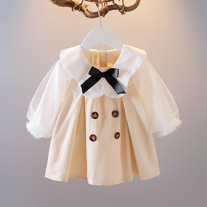 Girls' Spring-Autumn Western Dress