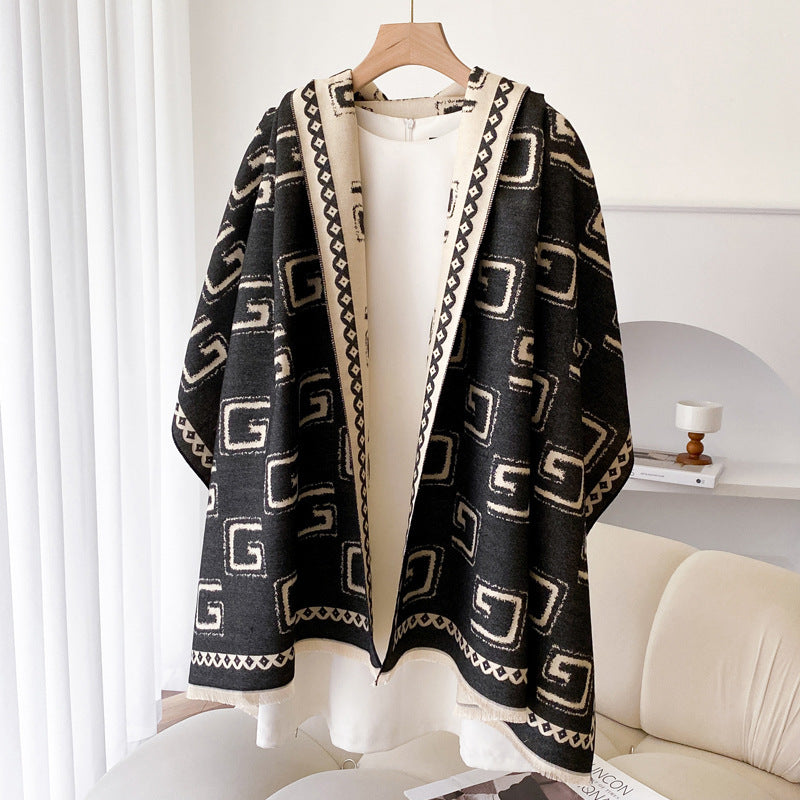 Cashmere-Feel Long Scarf