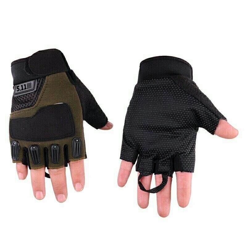 Outdoor Non-slip Half-Finger Riding Gloves Men