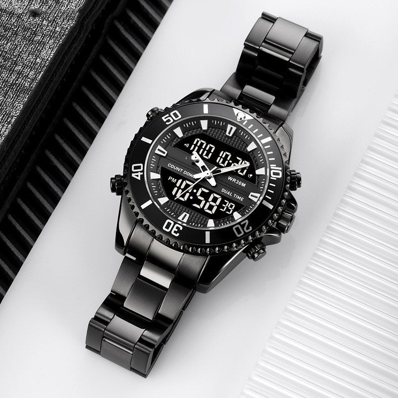 Men's Dual Display Sports Watch