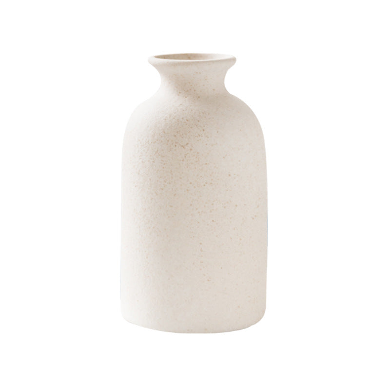 Retro Frosted Ceramic Vase