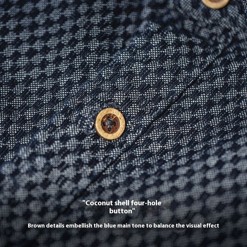 Retro American Plaid Denim Jacket