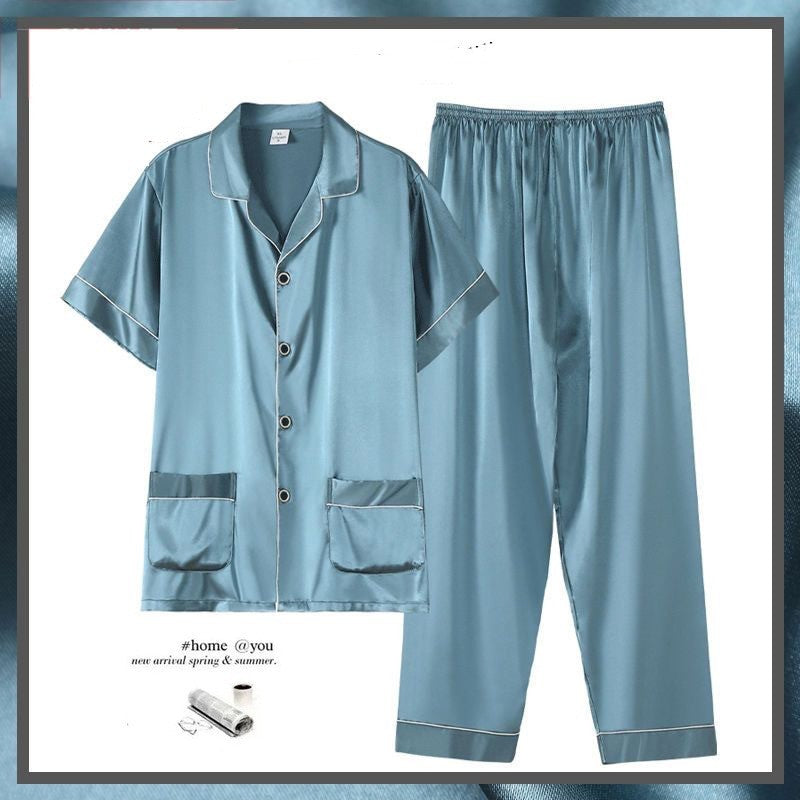 Men's Summer Short Sleeve Thin Suit