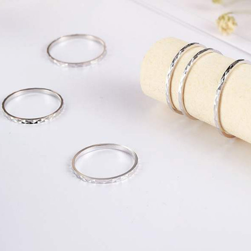 S925 Silver Simple Girl Ring