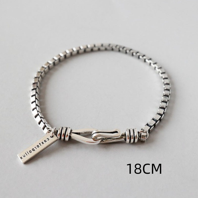 S925 Silver Couple Bracelet