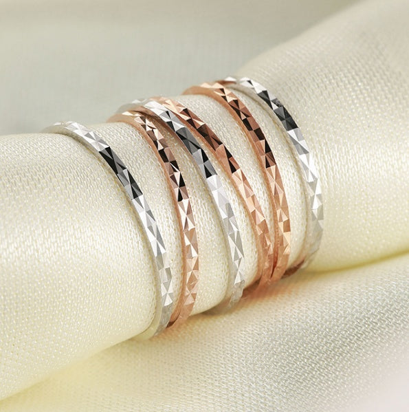 S925 Silver Simple Girl Ring
