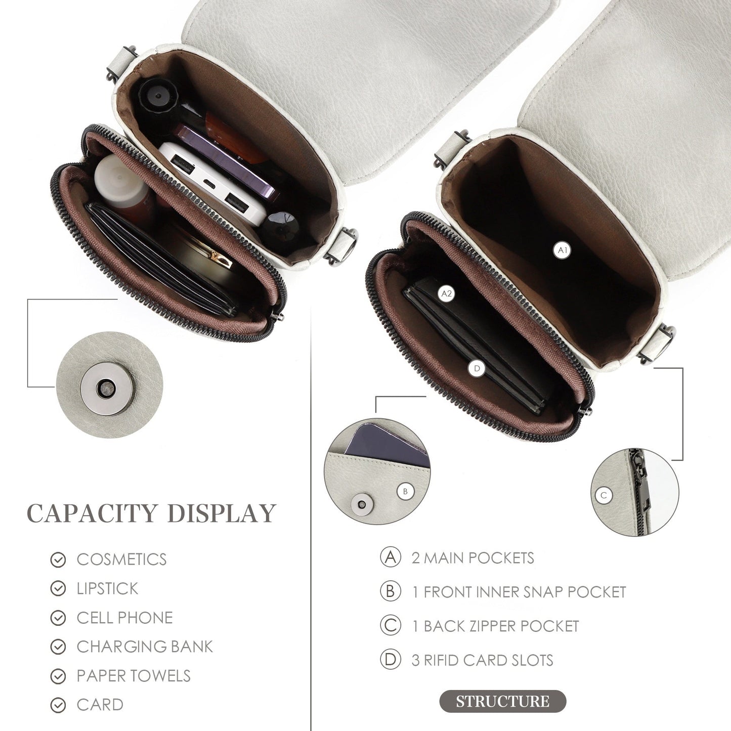 Mini Adjustable Crossbody Bag