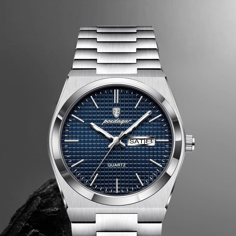 Fashion Waterproof Calendar Glow Watch
