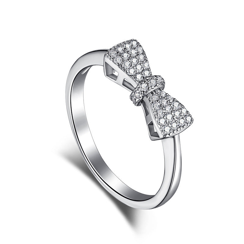 S925 Sterling Silver Diamond Ring