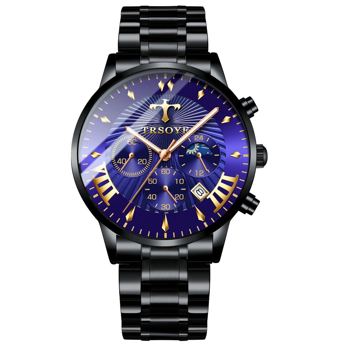 Business Quartz Calendar Luminous Waterproof Watch