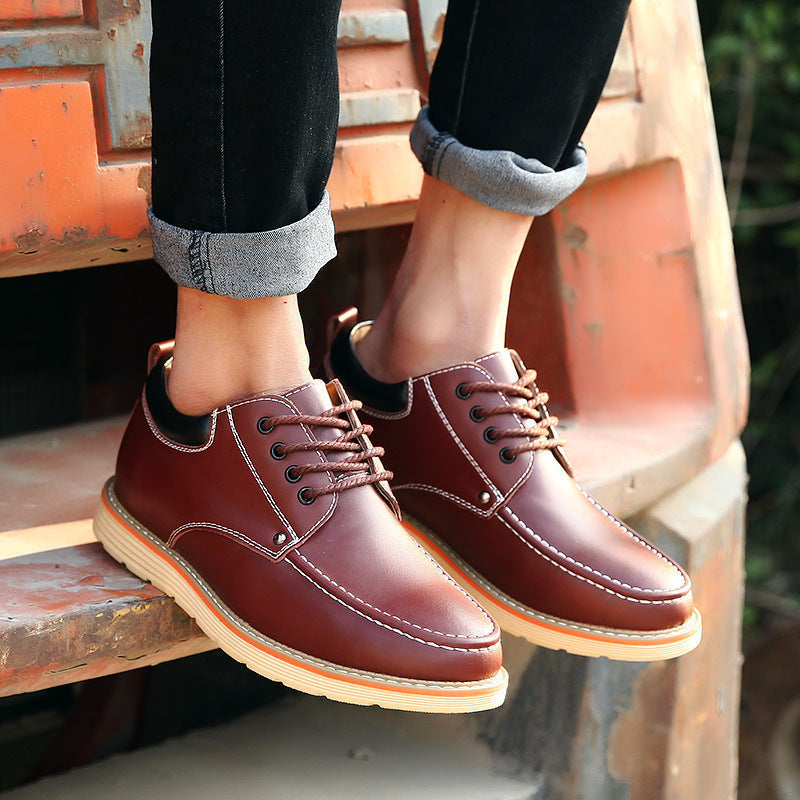 Men's Leather Shoes Height Increasing Insole