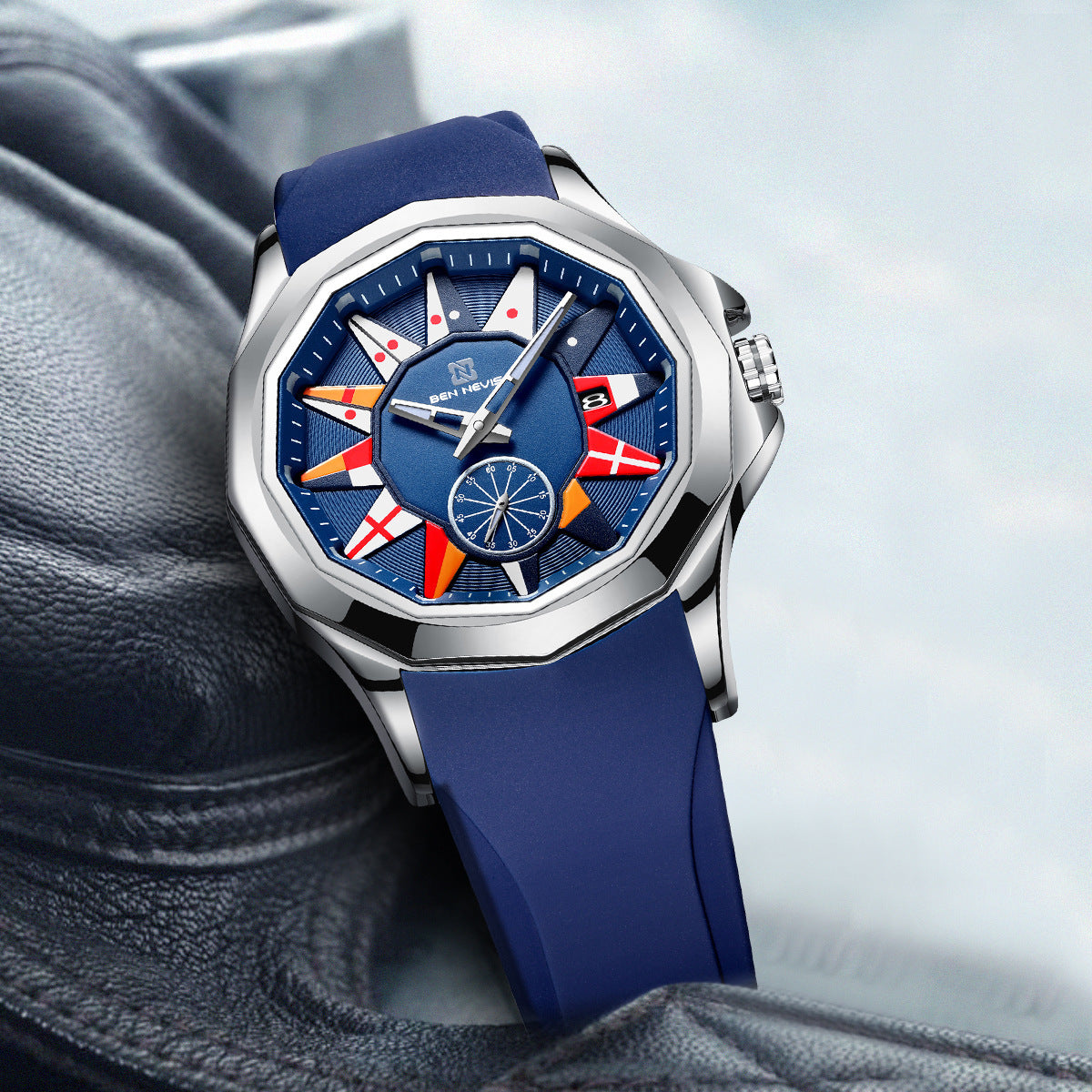 Men's Sports Quartz Watch Waterproof