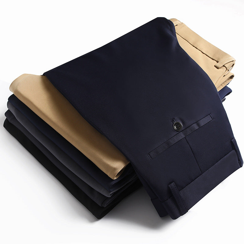Men's Loose Straight Business Pants