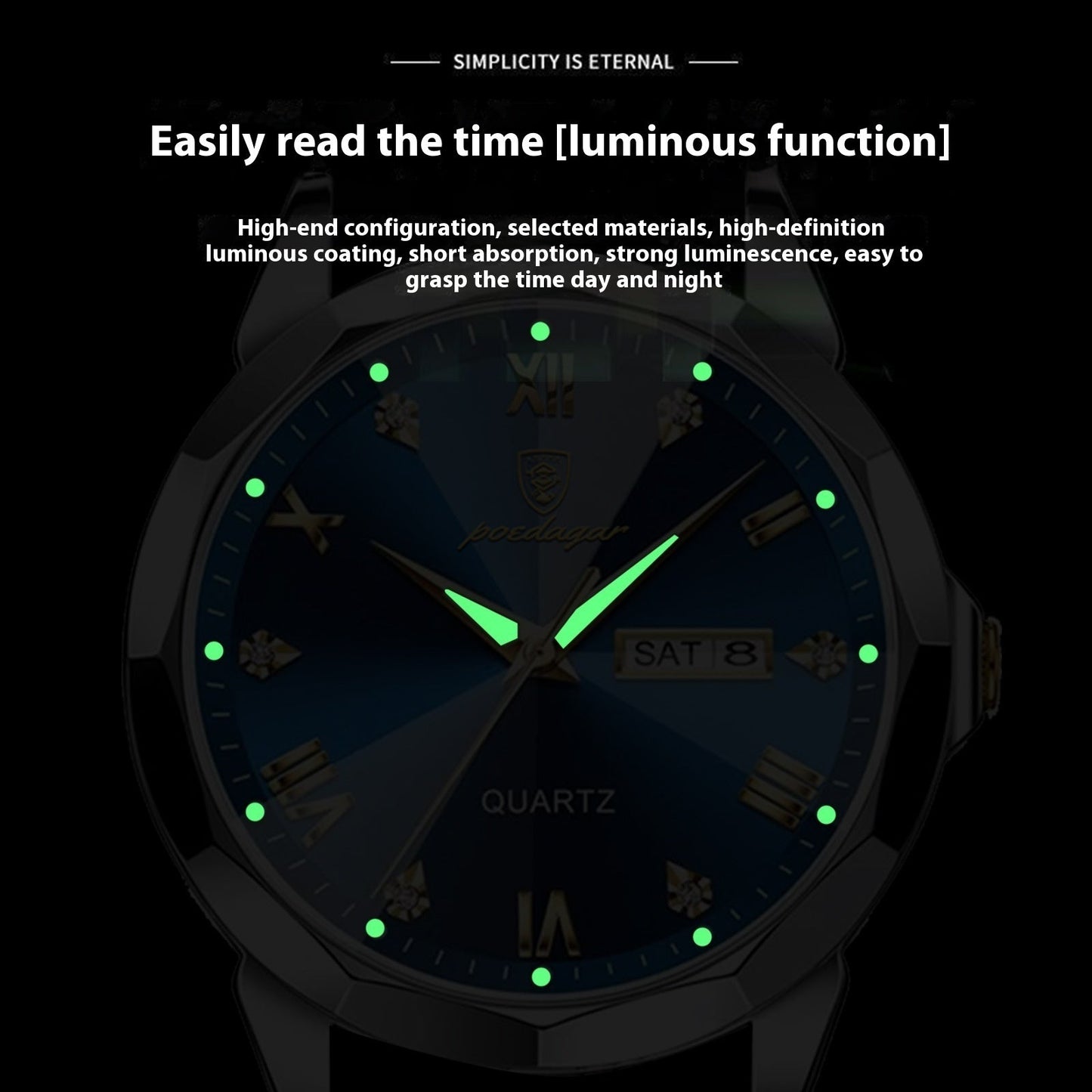 Men’s Waterproof Super Luminous Luxury Watch