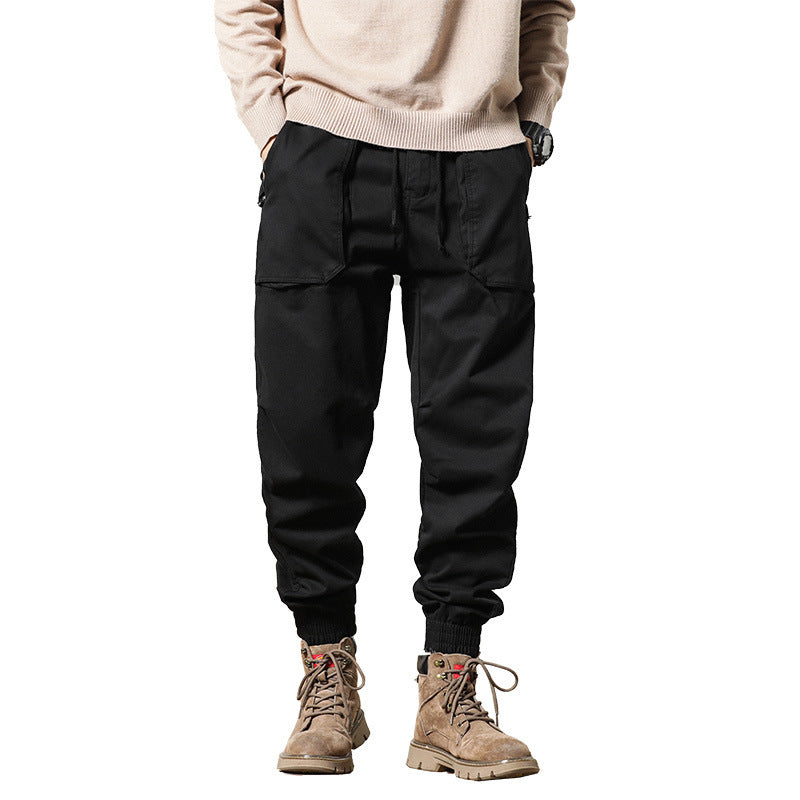 Men's Fleece-lined Loose Outdoor Overalls