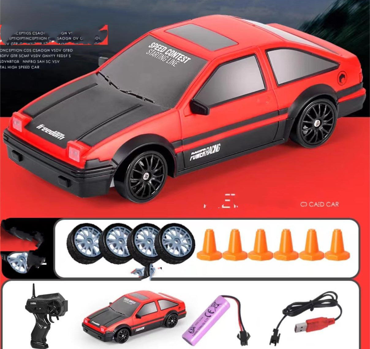 2.4G 4WD RC Drift Car Toy